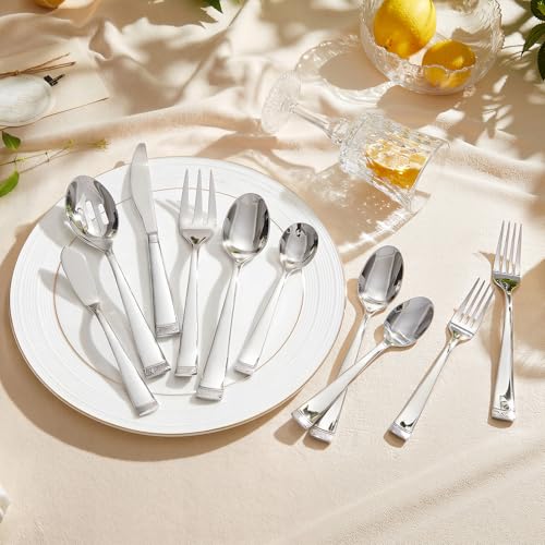 65 Piece Flatware Set (65-Piece / Silver)
