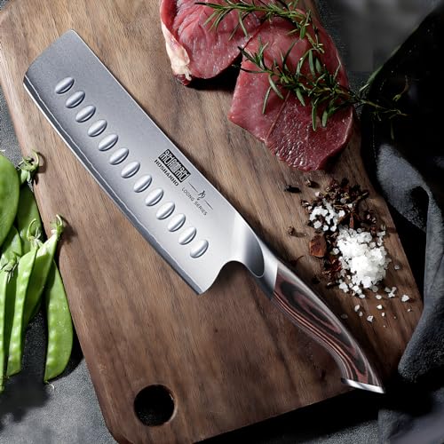 7 Inch Nakiri Knife (7")