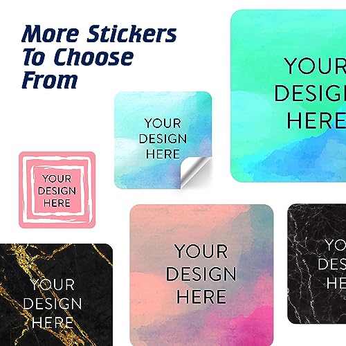 Custom Vinyl Stickers Your Image (100 Count)