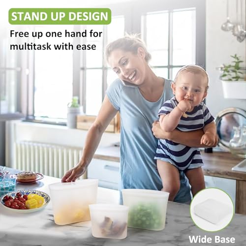 Reusable Storage Bag (Translucent | M+S+XS | 12 Pack)