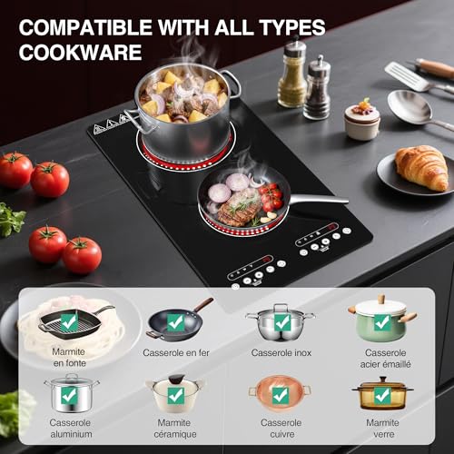 Electric Cooktop 2 Burners