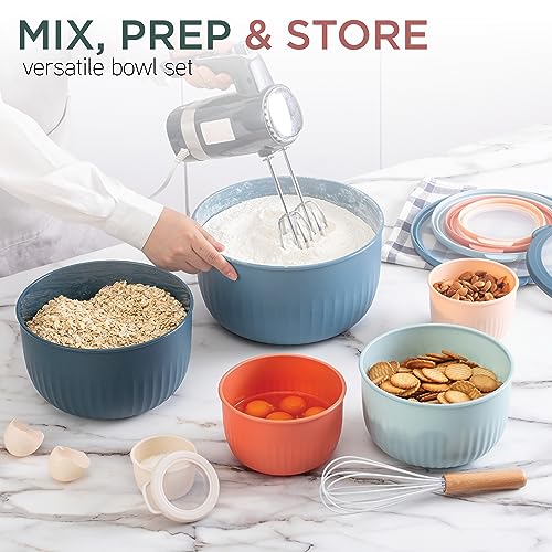 Prep Bowls with Lids (Multicolor / 12 Piece Set - Deep Bowls)