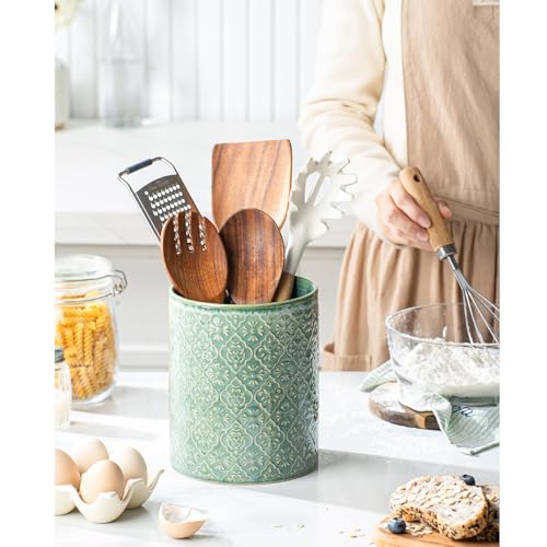 Kitchen Utensil Holder (Forest Green)