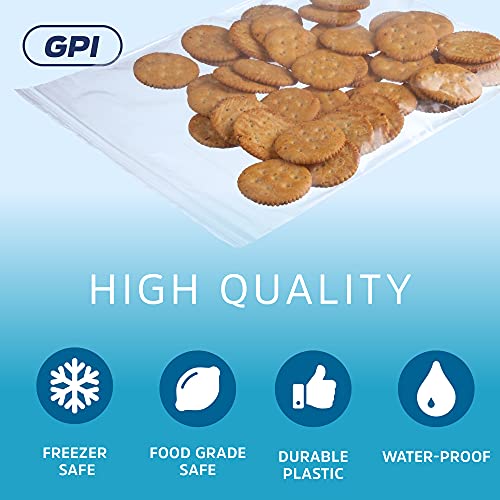 GPI 7" x 10" Zip Bags (100 Count)