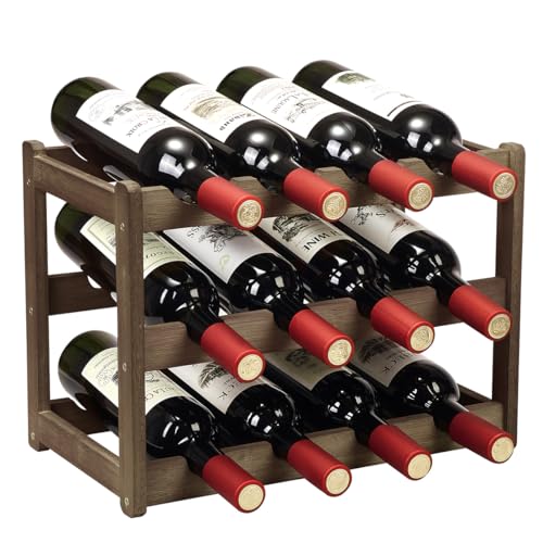 Bamboo Wine Rack (3 Tier Moca)