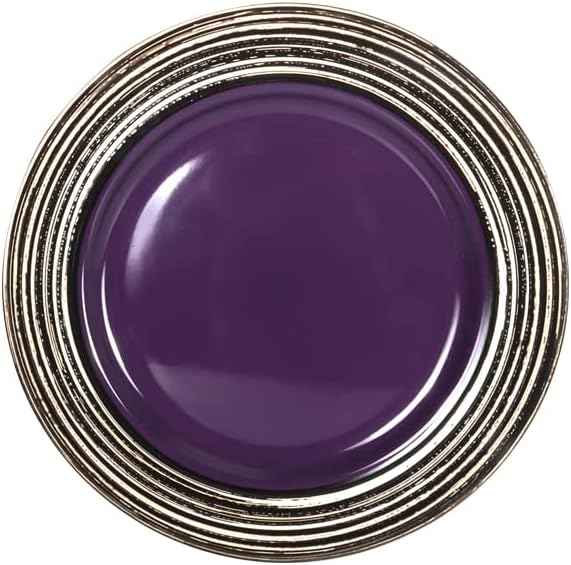 48 Piece Dinnerware Set, Ceramic Plates and Bowls Sets for 8, Microwave and Dishwasher Safe, Handcrafted Tree Bark Series Dish Set, Lavender/Purple
