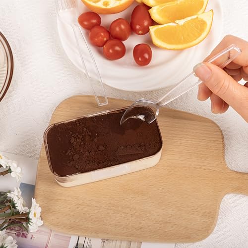 360 Count Clear Plastic Silverware Heavy Duty (Transparent)