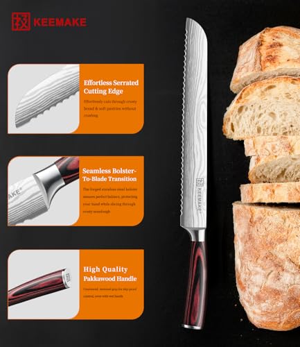 10 Inch Bread Knife for Homemade Bread (10")