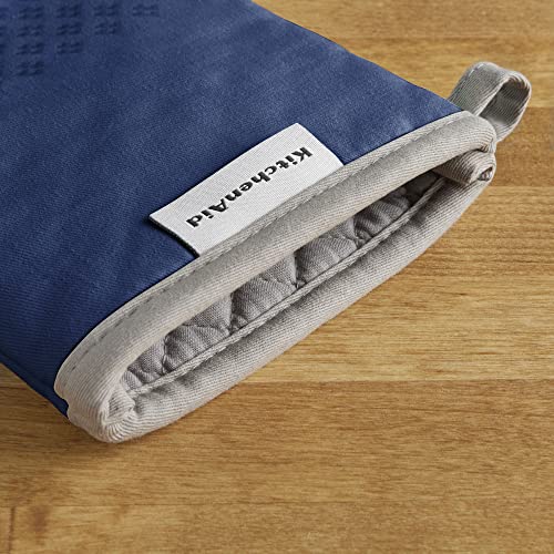Asteroid Oven Mitt Set (7"x12.5" / Blue Willow)