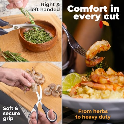 Kitchen Shears & Seafood Scissors Set