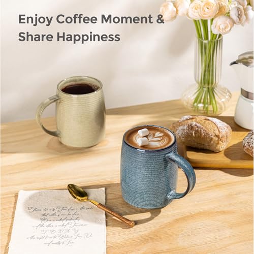 Large Coffee Mugs Set of 4 (Multicolor / Set of 4 (18oz))