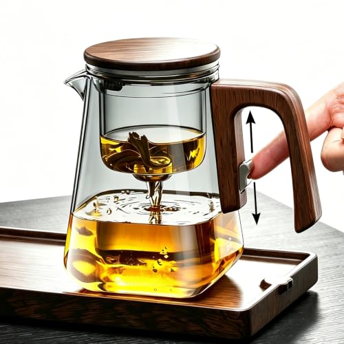 Magnetic Glass Teapot with Infuser (Square 750)