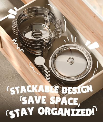 Chafing Dishes for Buffet 4 Pack (4 PACK / Silver)
