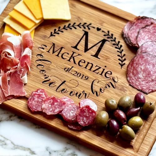 Handmade Personalized Cutting Board (Monogram Engraving)