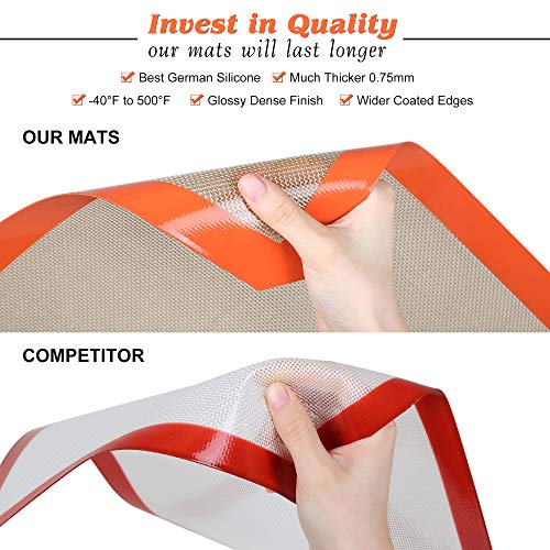 Best German Silicone Baking Mat (2 Count)