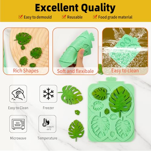 Leaf Molds Silicone (3 Pcs)