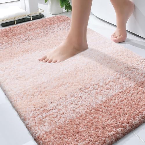 Bathroom Rugs Mat 30x20 (30" X 20" / Peach)