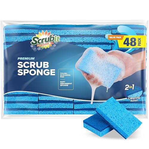 48 Pack Kitchen Sponges (48 Count)