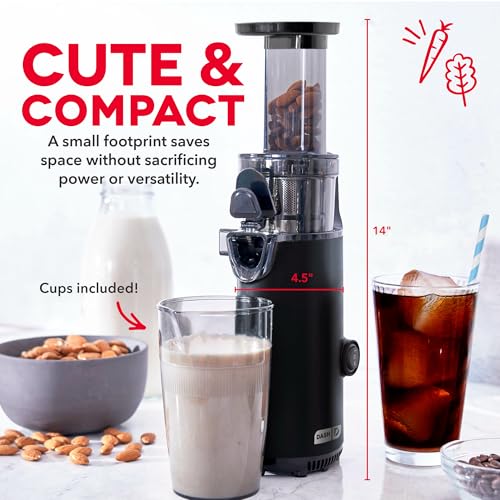 Deluxe Compact Cold Press Juicer (Compact / Black)