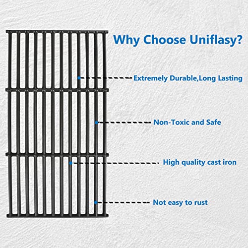 Cast Iron Grill Grates for Char (19.5" x 31.5" for Char-Griller 1733)