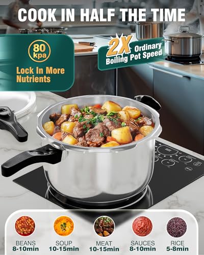 Stainless Steel Pressure Cooker (11 Quarts)