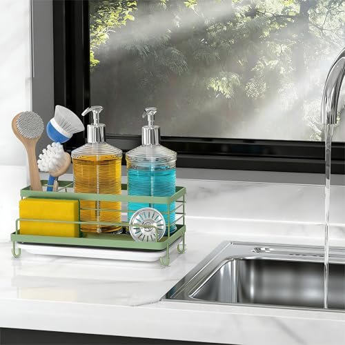 Sponge Holder for Kitchen (Sage Green)