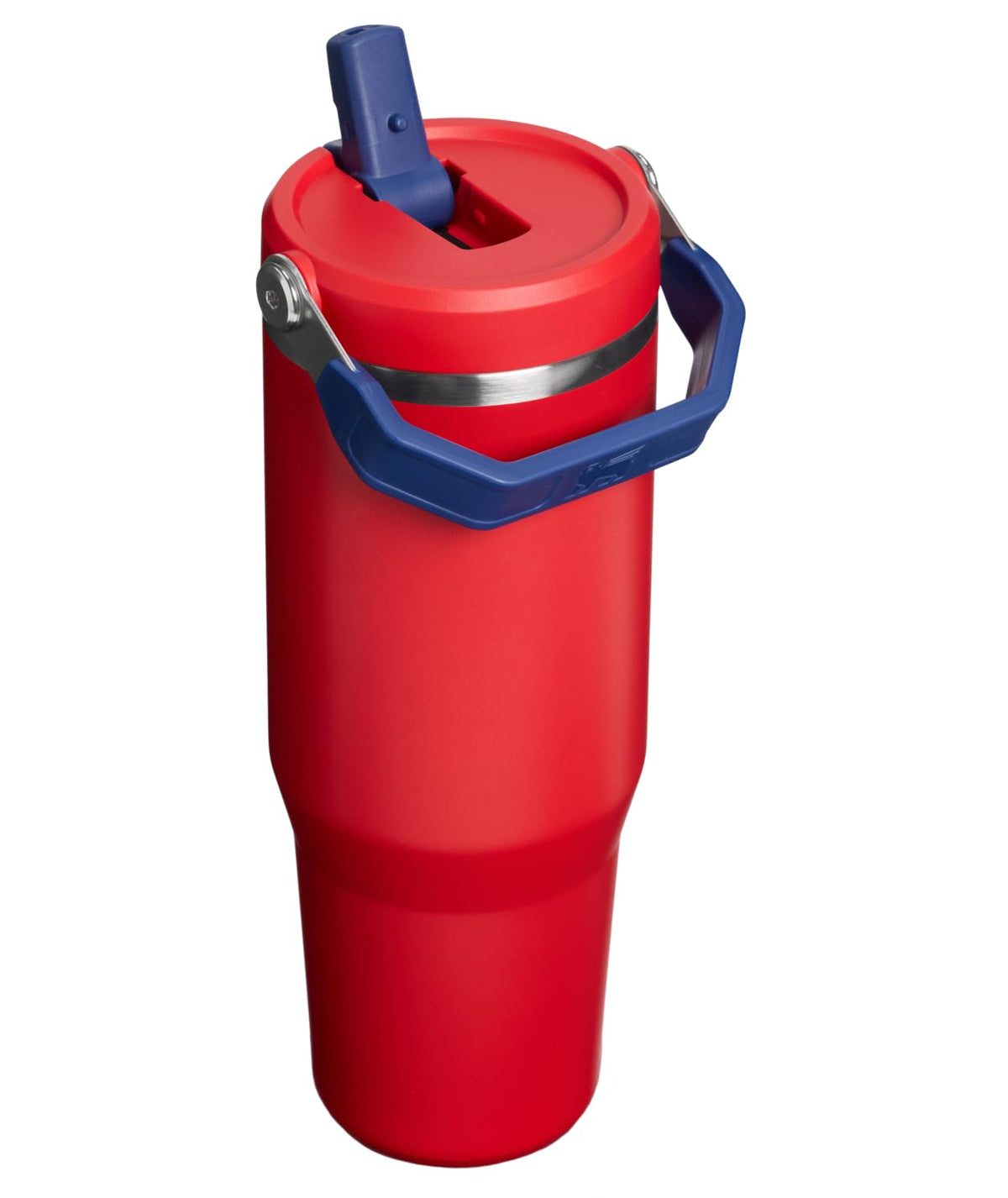 IceFlow 2.0 Flip Straw Tumbler (Team Red Dark Blue / 30 Ounces)
