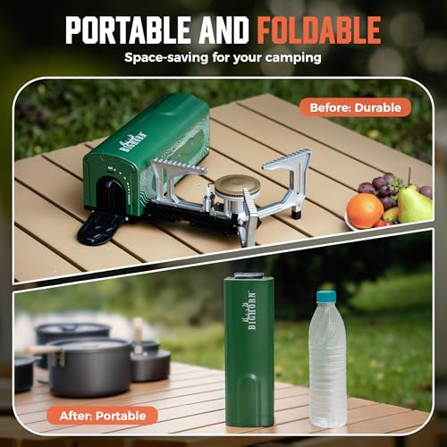 OUTDOORS Butane Camping Stove (Green)