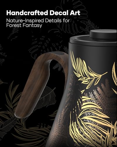 FLOW B9 Gooseneck Electric Kettle ±1°F Temperature Control (Rainforest)