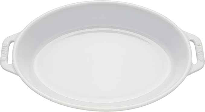 Staub Ceramic Stoneware 5-pc Mixed Baking Dish Set – White
