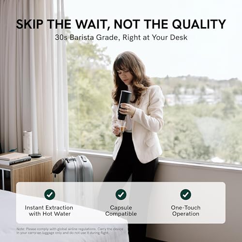 Nano Portable Electric Espresso Machine (Forest Green)