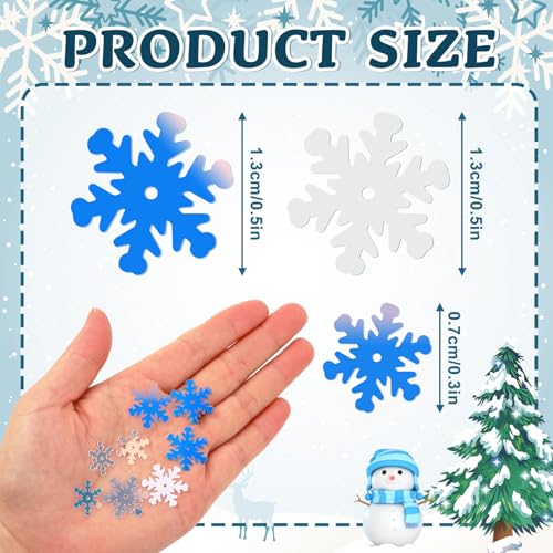 Christmas Snowflakes Confetti Decorations (Winter)