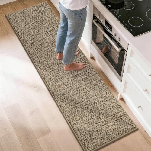 Kitchen Rugs Non (Taupe / 17“x71”)