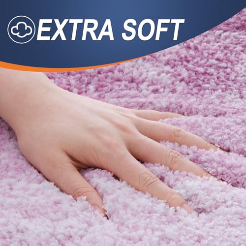 Bathroom Runner Rug 44x24 (44" X 24" / Pinkish-purple)