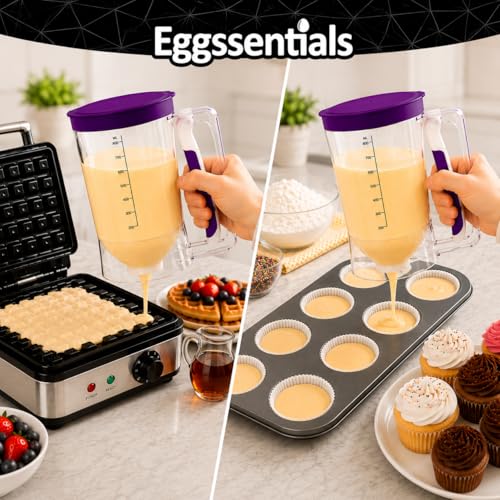 Batter Dispenser Mess (Purple Regal / 4 Cup Capacity)