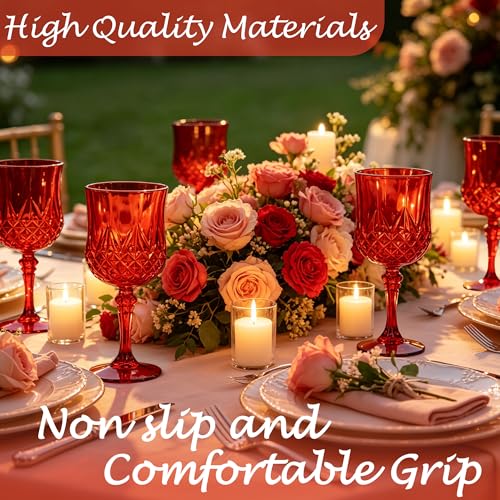24Pack Plastic Wine Glasses (24 Count)