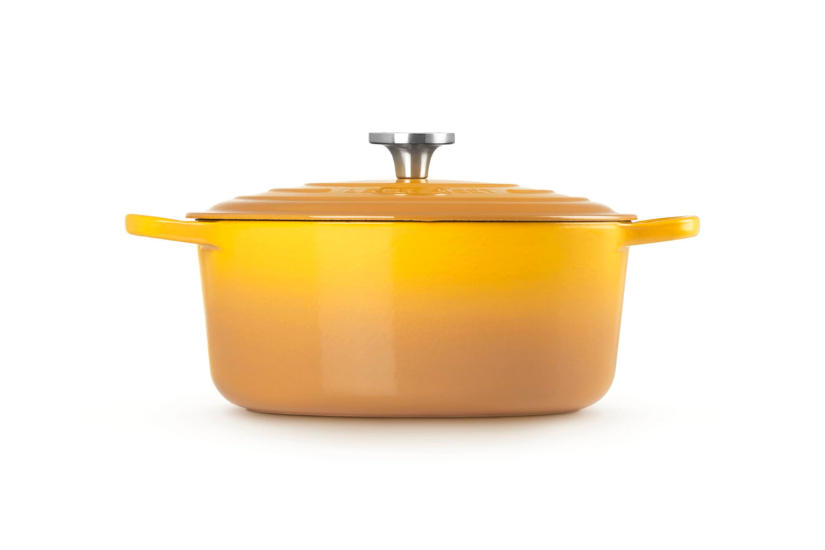 Enameled Cast Iron Round Dutch Oven (Nectar/Crucible Knob / 7.25 Qt)