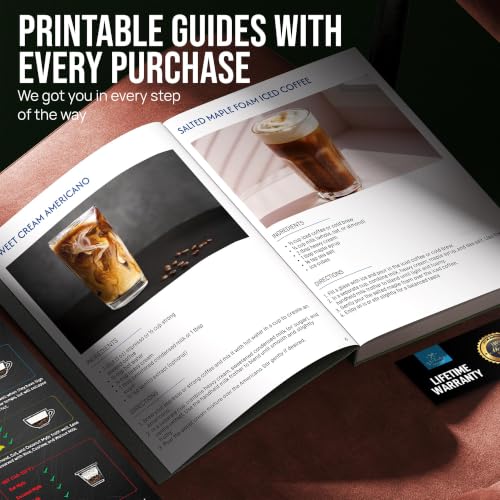 Powerful Milk Frother Wand With Duracell Batteries (Gift Box Black & Copper / Z1 Motor + Batteries)