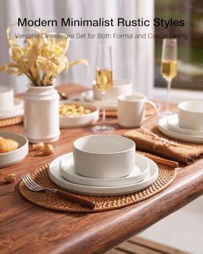 Star Plates and Bowls Sets (Matte White)