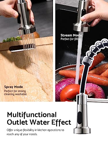 Touchless Kitchen Faucet (Brushed Nickel)