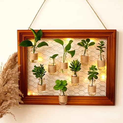 Rustic Herb & Flower Drying Rack (Photo Frame Flower Decorative Stand-wire)