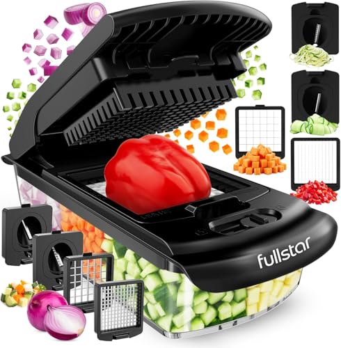 Pro Original Vegetable Chopper & Spiralizer (Black / 4 in 1)