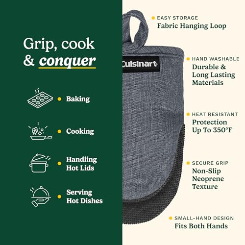 Cuisinart Mini Oven Mitts (Charcoal)
