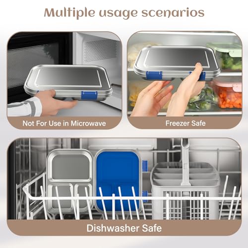 Stainless Steel Bento Box Kids (Blue)