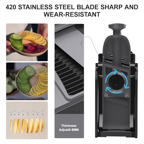 Safe Mandoline Slicer for Kitchen