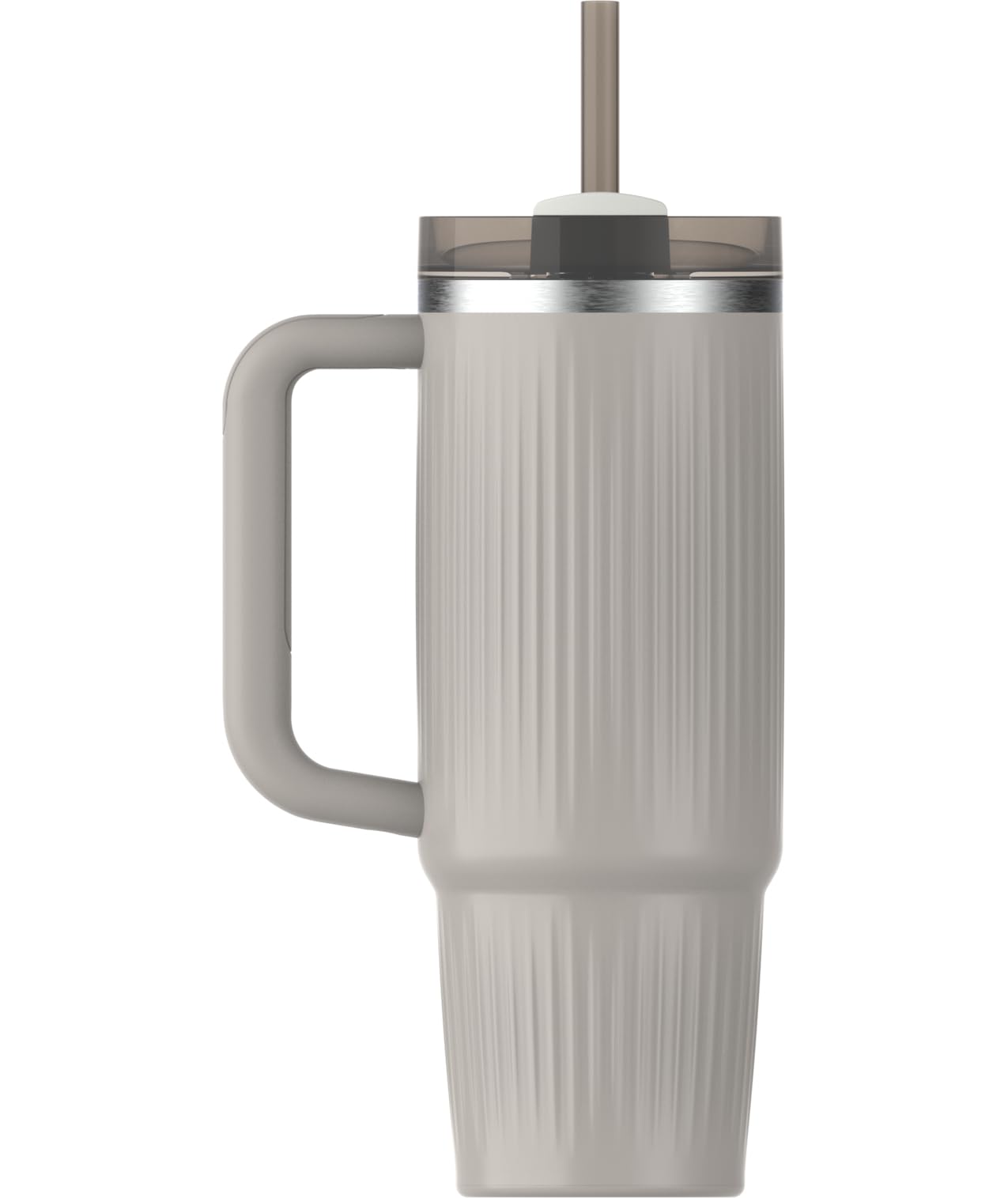 Quencher H2.0 Tumbler with Handle and Straw 30 oz (30 Ounces / Fluted Ash Gloss)