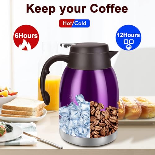 54oz Thermal Coffee Carafe (Purple)