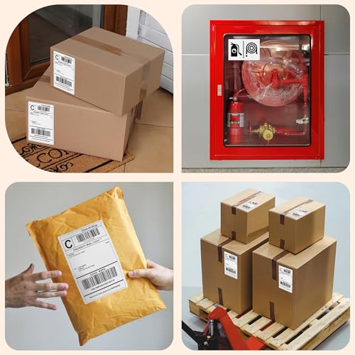 L LIKED 8000 Thermal Shipping Labels 4”x 6”in Fanfold