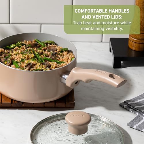 Refresh Ceramic Nonstick Frying Pan Set 8" & 10" Skillets Mint Green (2-Piece Set / Mint Green)
