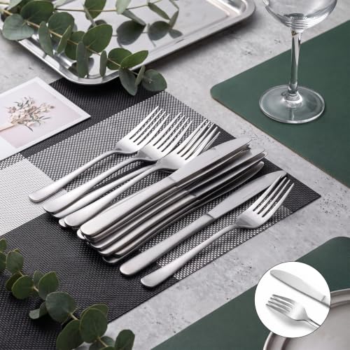 72 Pieces Stainless Steel forks and knives Dinner Flatware Set (72PCS Dinner Forks+ Dinner Knife)